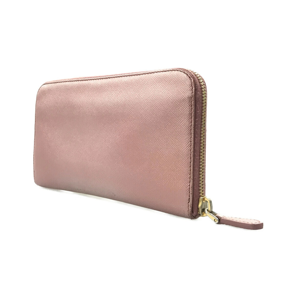 Prada Round Zip Long Wallet